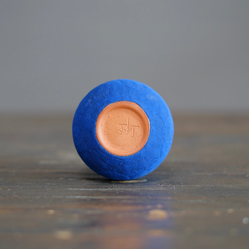 Blue / Yellow Mini Dino Vase #JT417