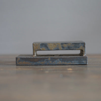 Manganese Glazed Sculpture #KT140