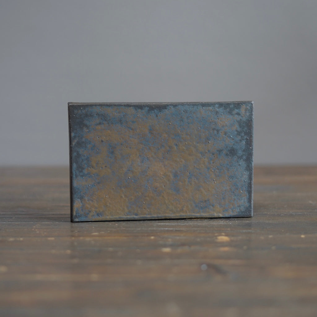 Manganese Glazed Sculpture #KT140