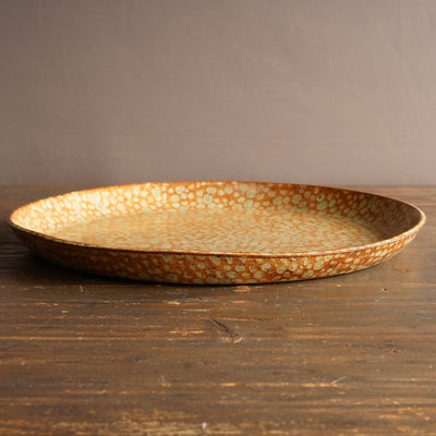 Autumn Dots Large Serving Plate #LK925A