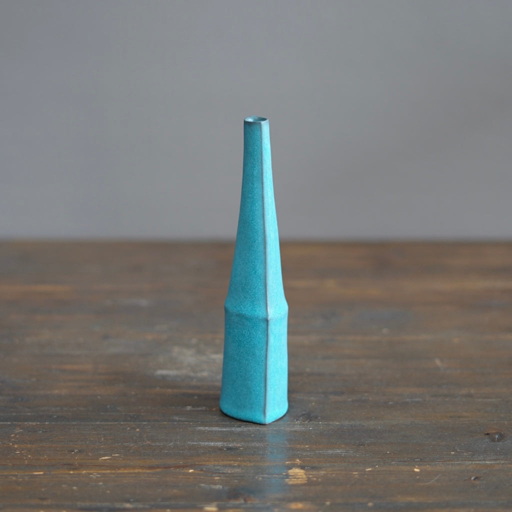 Slim Blue Flower Vase #KT147