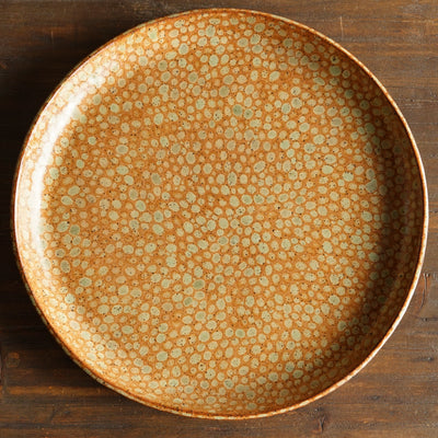 Autumn Dots Large Serving Plate #LK925A