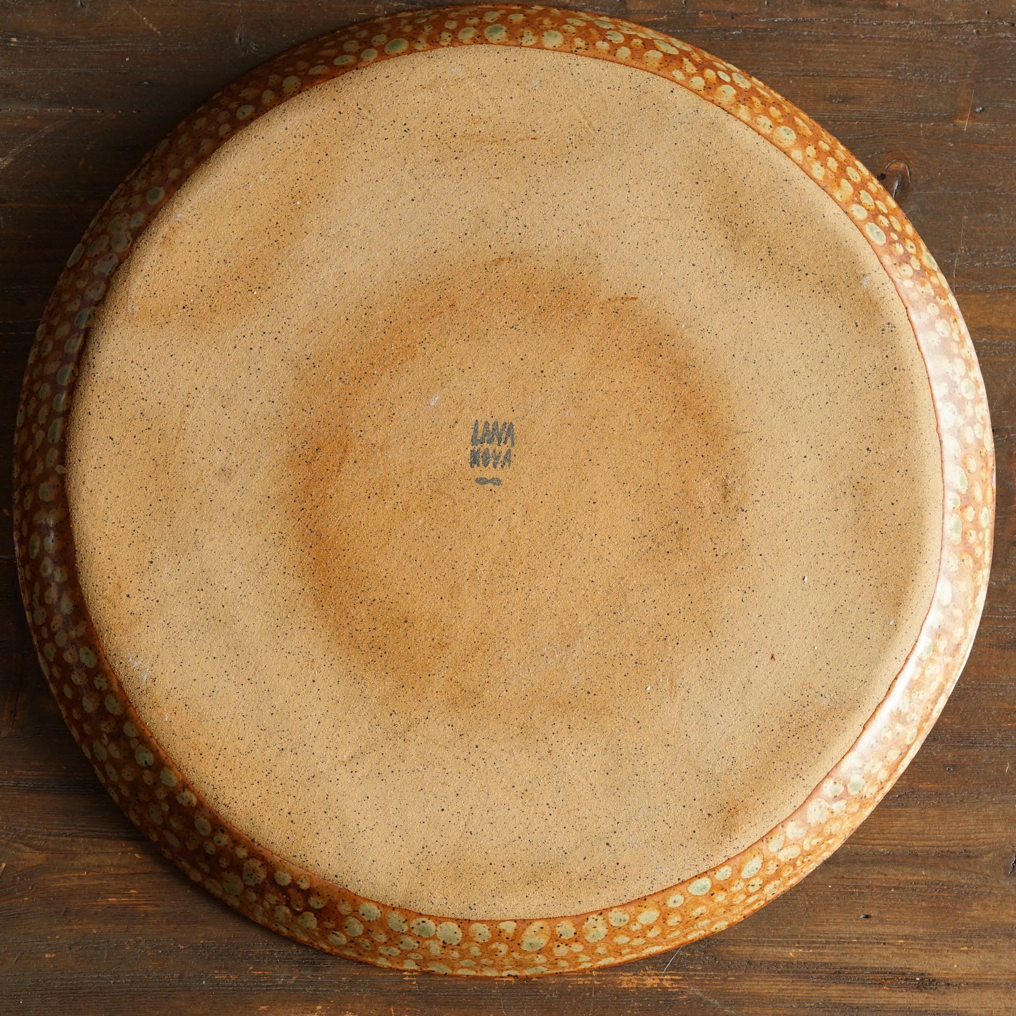 Autumn Dots Large Serving Plate #LK925A