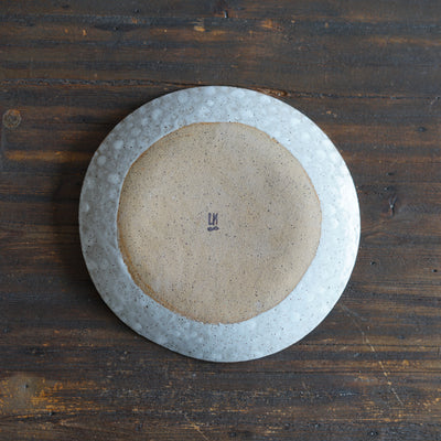 White Dots Medium Plate #LK878A