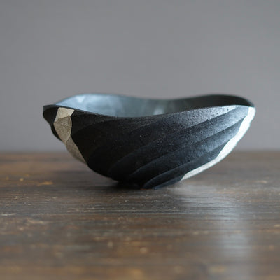 Twisted Silver Serving Bowl #OMT124B