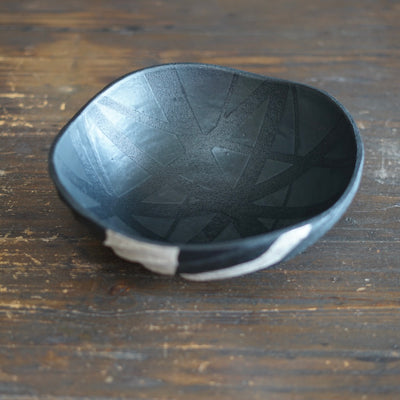 Twisted Silver Serving Bowl #OMT124B