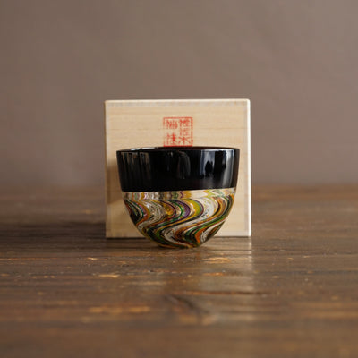 Rainbow Wave Lace GUINOMI Sake Cup #NS40