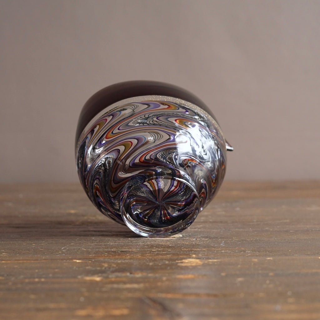 Rainbow Swirl Lace KATAKUCHI Sake Server #NS45