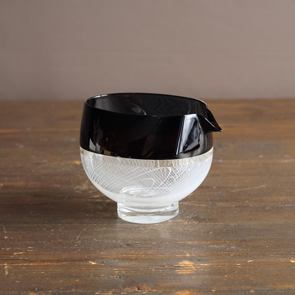 White Lace Reticello KATAKUCHI Sake Server #NS46