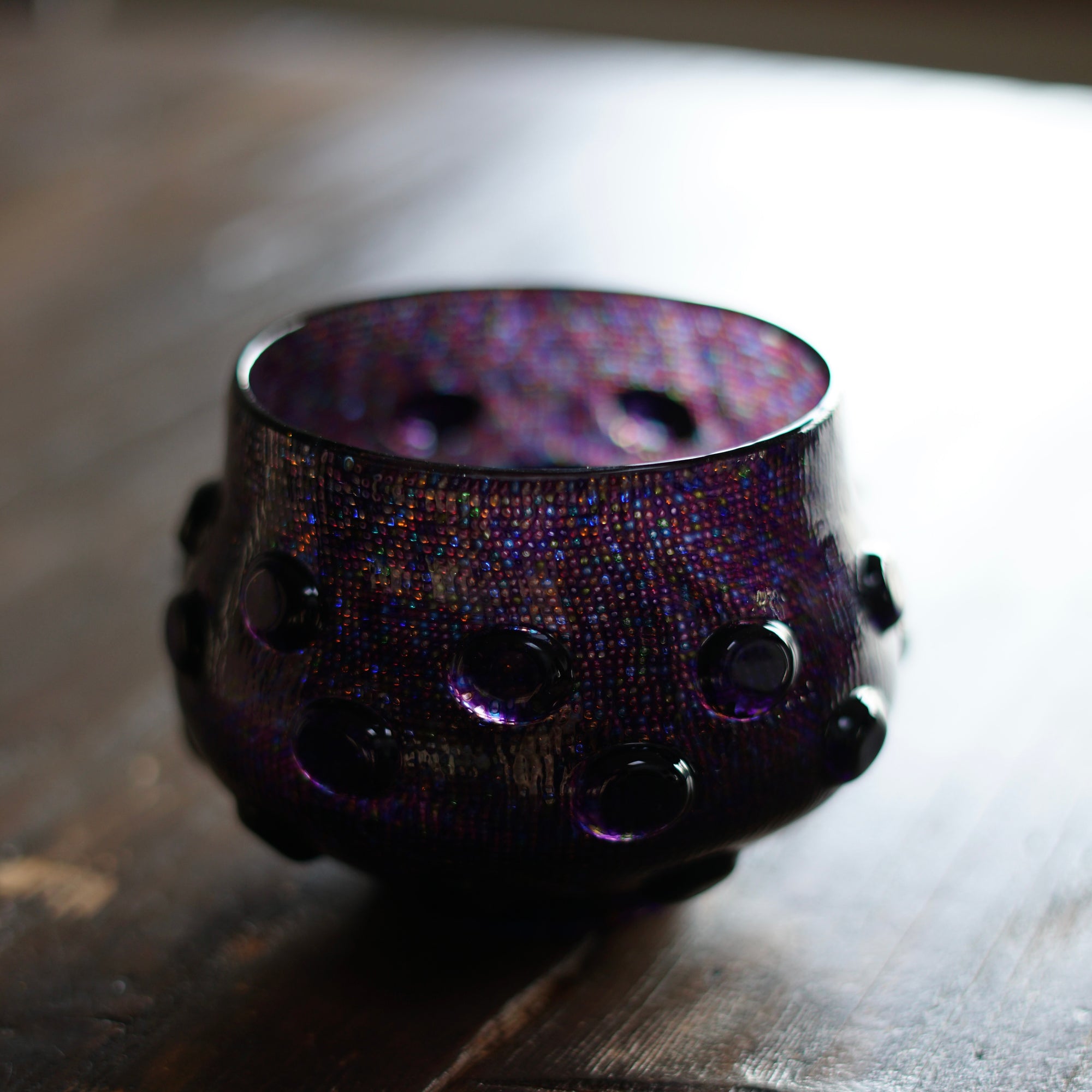 "RAHOTSU" Buddha's Curls Tea Ceremony Bowl #F1