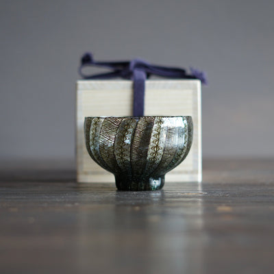 "Godzilla" Tea Ceremony Bowl #U6