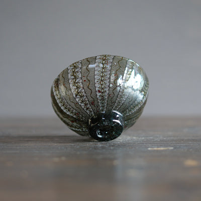 "Copper Leaf Godzilla" Tea Ceremony Bowl #U1