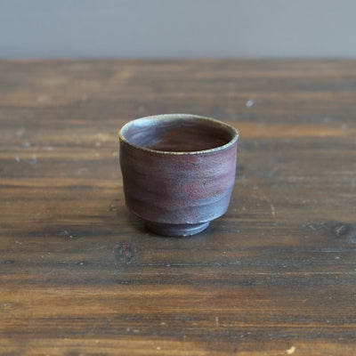 Half and Half Silver GUINOMI Sake Cup #HT312