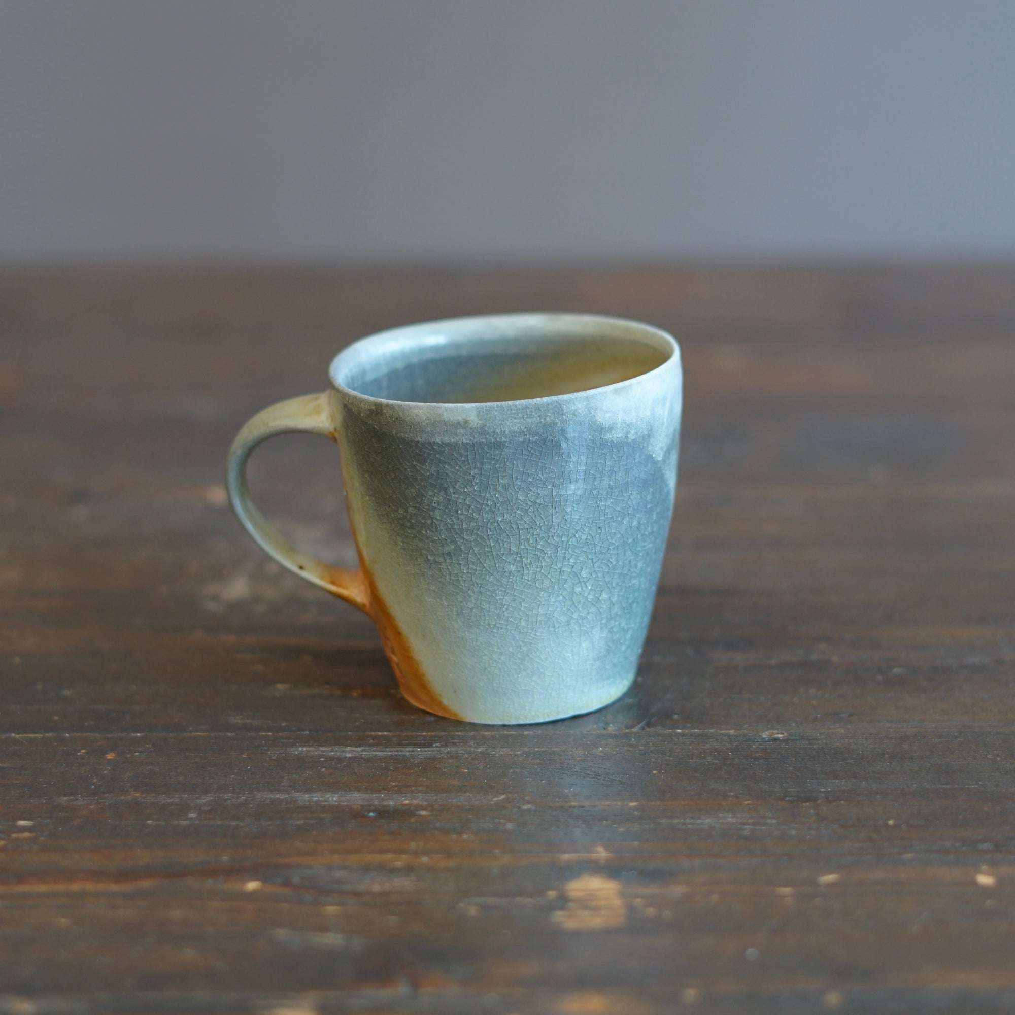 Wood Fired Porcelain Mug Cup #SY895B