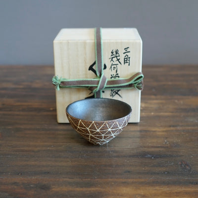 Geometric Inlay GUINOMI Sake Cup #OMT97AE