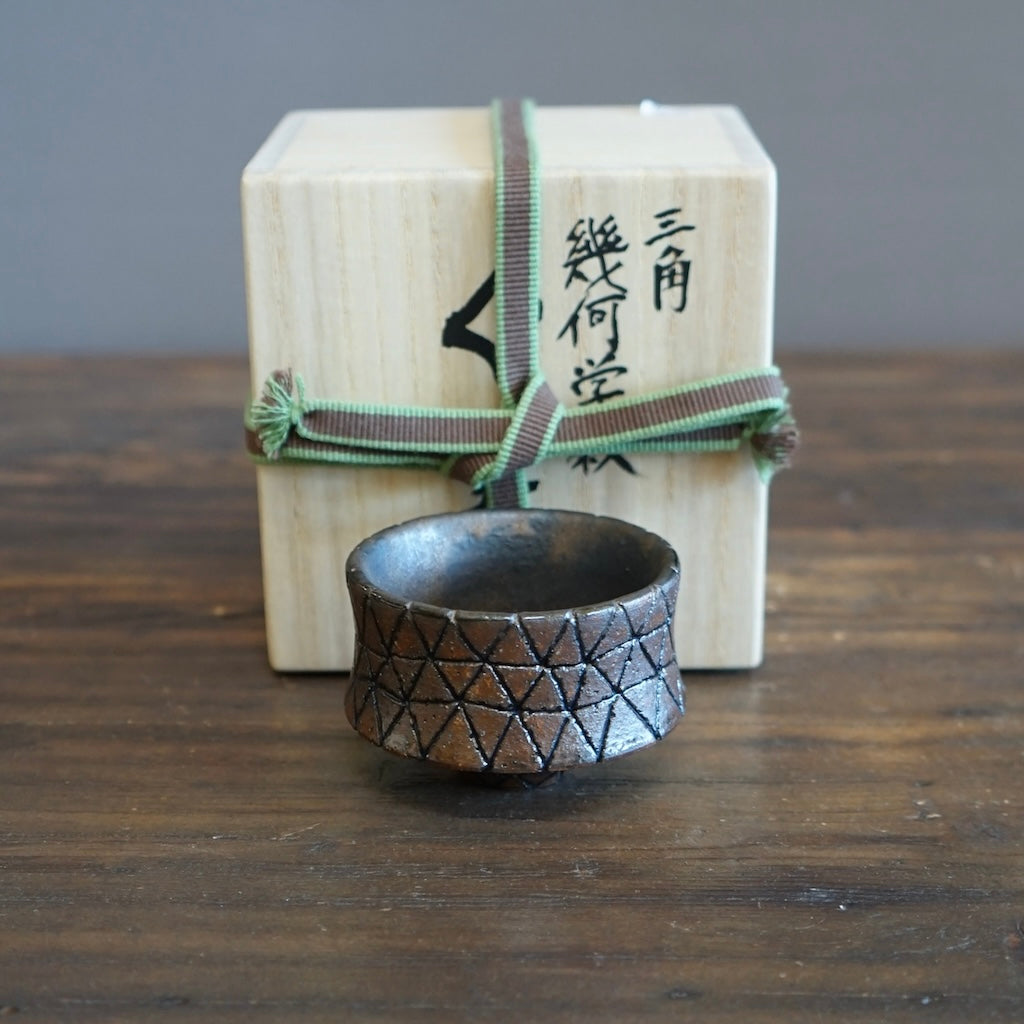 Geometric Inlay GUINOMI Sake Cup #OMT97i