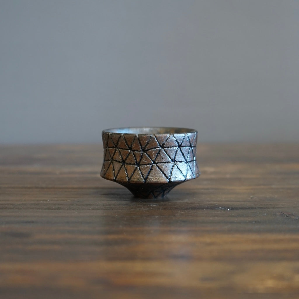Geometric Inlay GUINOMI Sake Cup #OMT97i