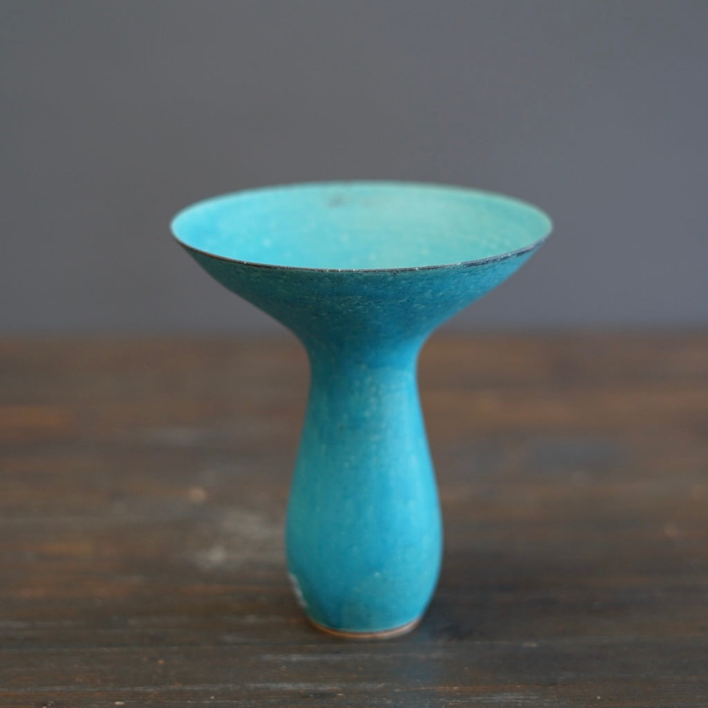 Medium Blue Flower Vase #MS010