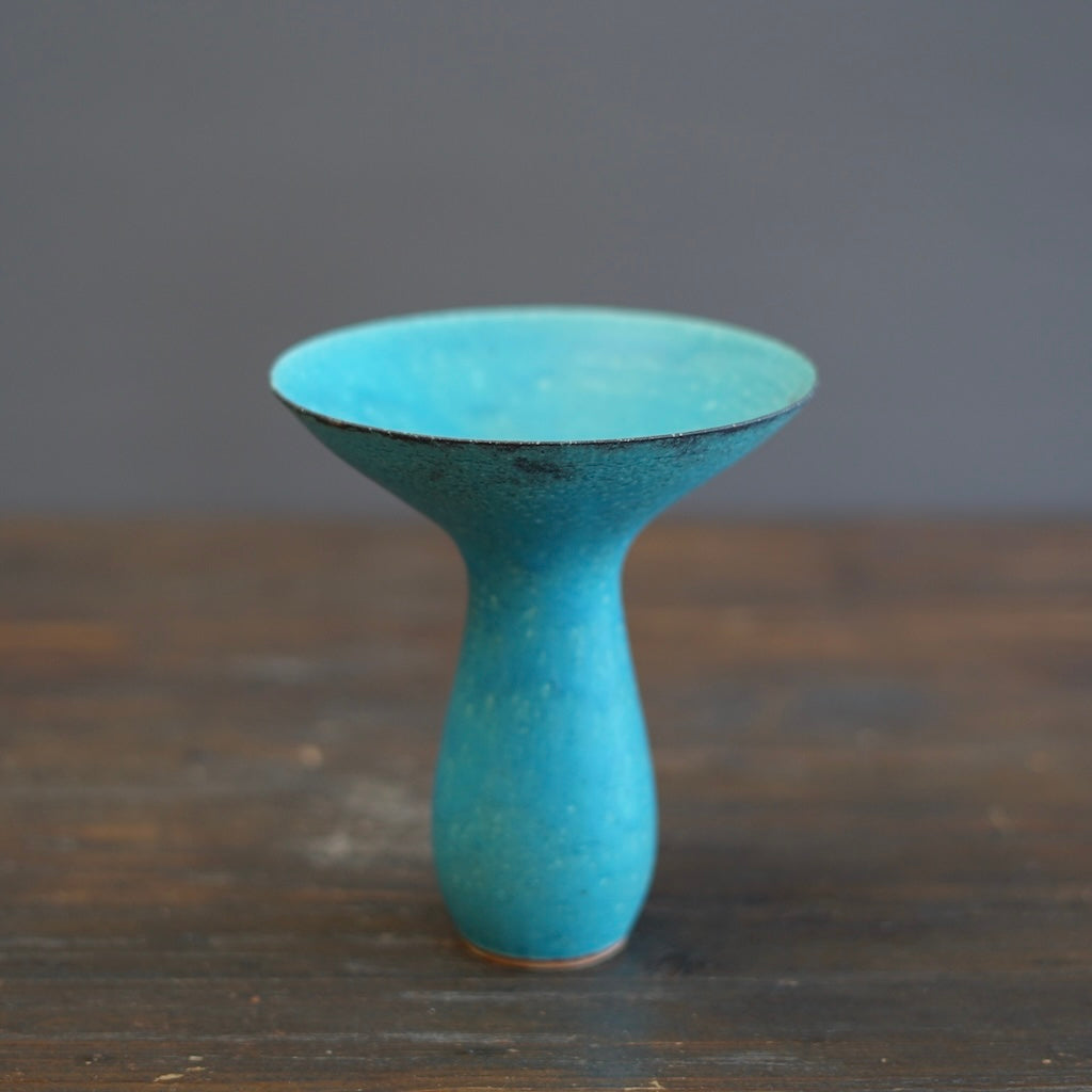 Medium Blue Flower Vase #MS010