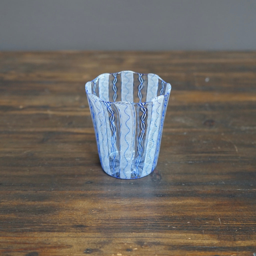 White Lace Glass Bowl #U78A