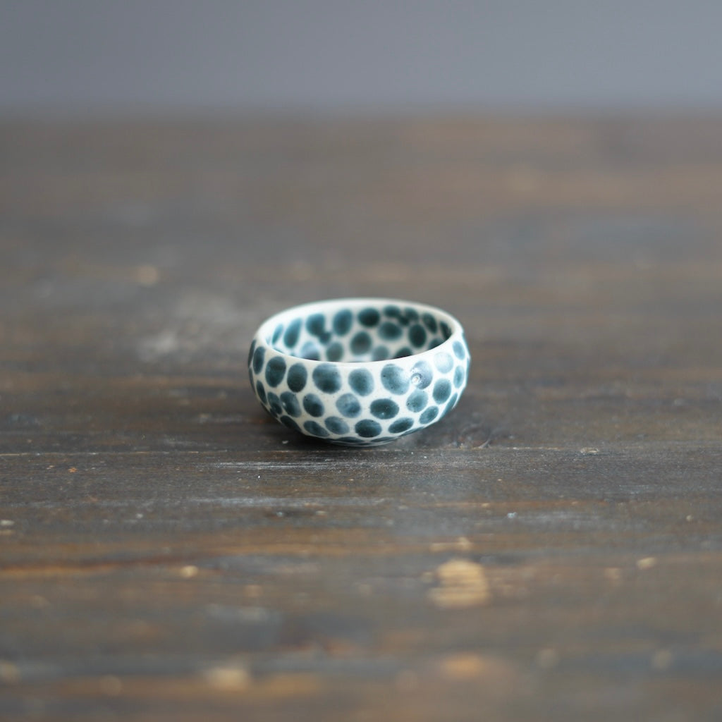 Black Dots GUINOMI Sake Cup #LK881F