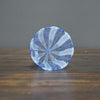 Blue / White Lace Glass Tumbler #U1H