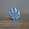 Blue / White Lace Glass Tumbler #U1i