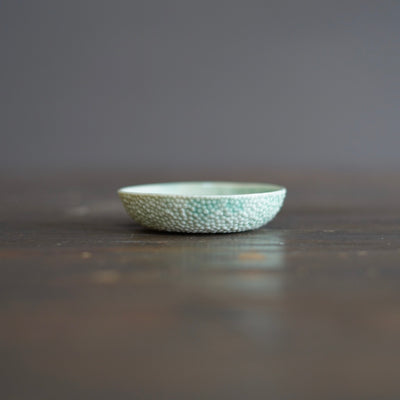 Turquoise Caviar Shallow Dish #LK864D