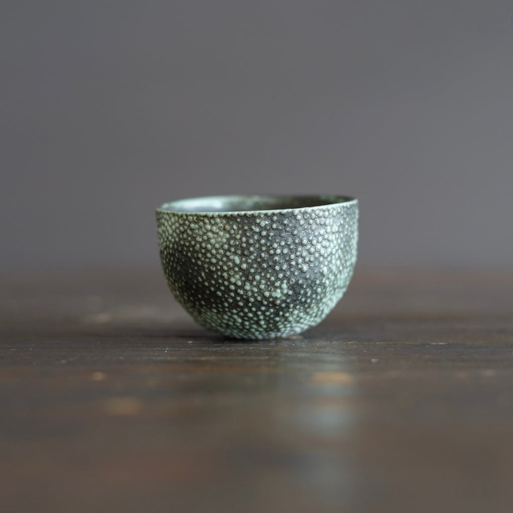 Green and Black Caviar Small Cup #LK863G