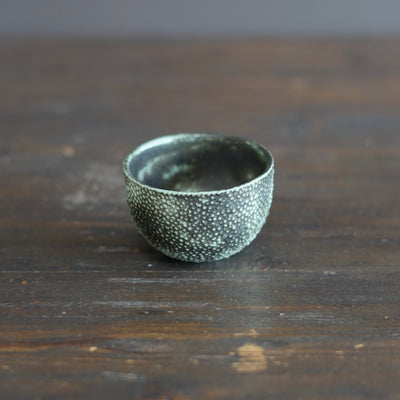Green and Black Caviar Small Cup #LK863G