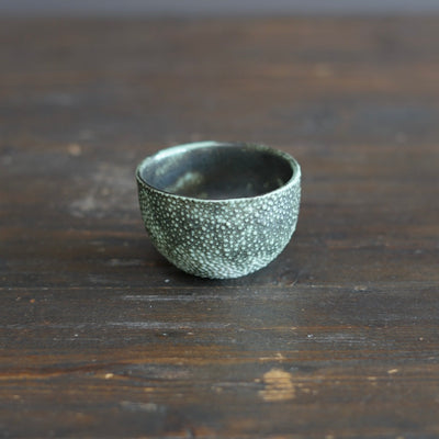 Green and Black Caviar Small Cup #LK863G