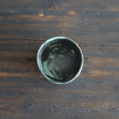 Green and Black Caviar Small Cup #LK863G