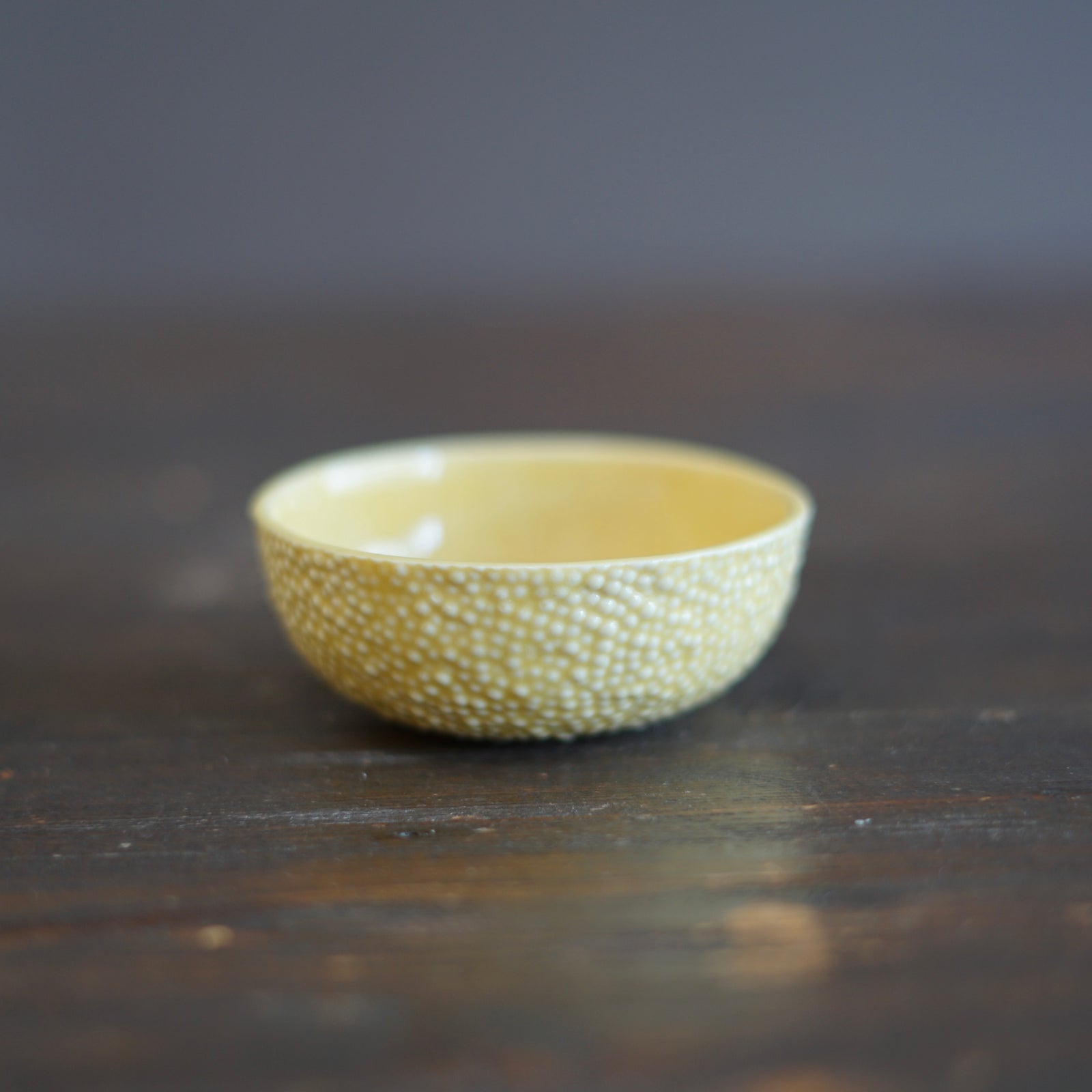 Small Yellow Caviar Dish #LK864B