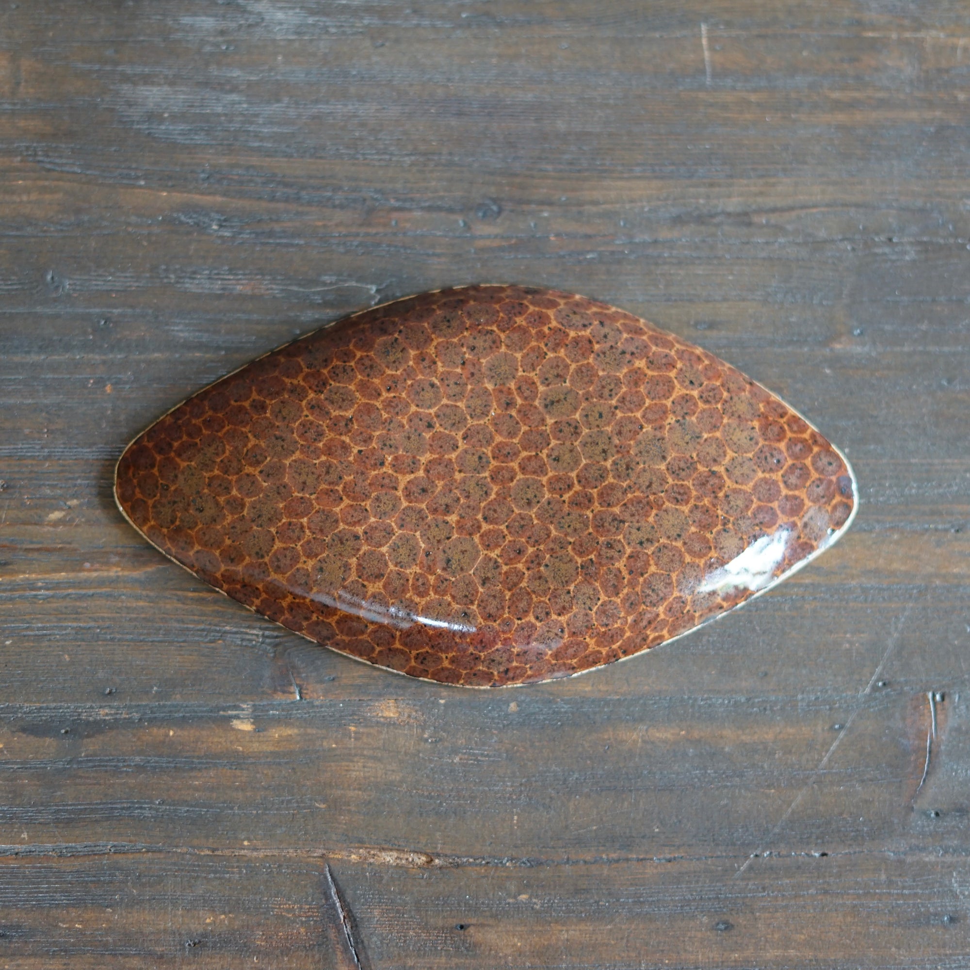 Brown Dots Medium Diamond Plate #LK829B