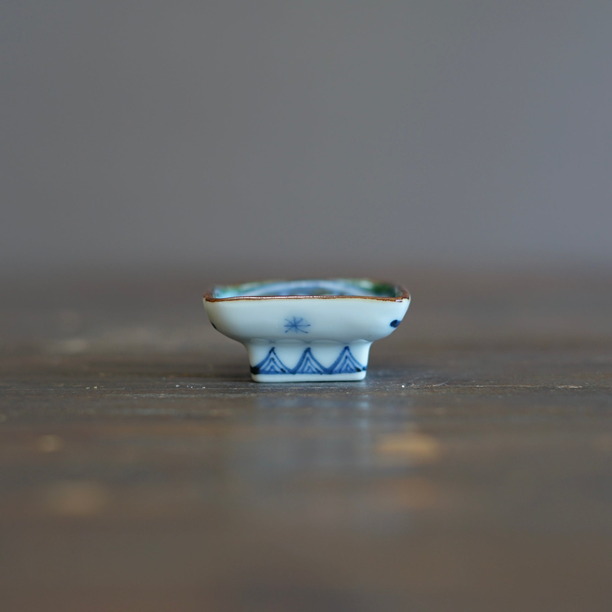 Roasted Chestnut Tiny Plate #KY77K