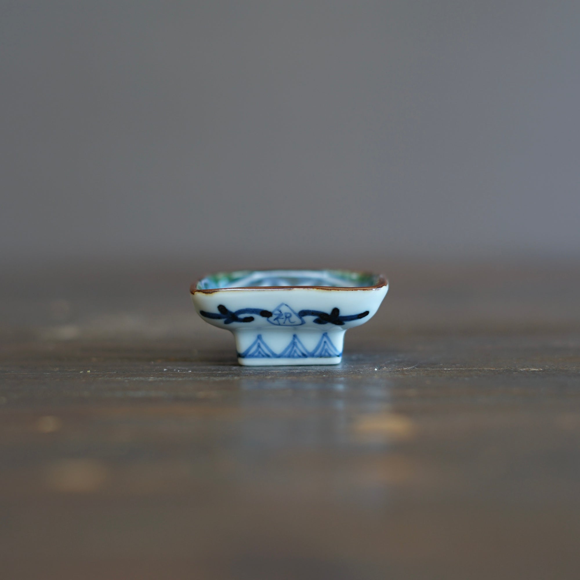 Roasted Chestnut Tiny Plate #KY77K