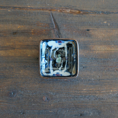 Mirrored Horses Tiny Plate #KY77M