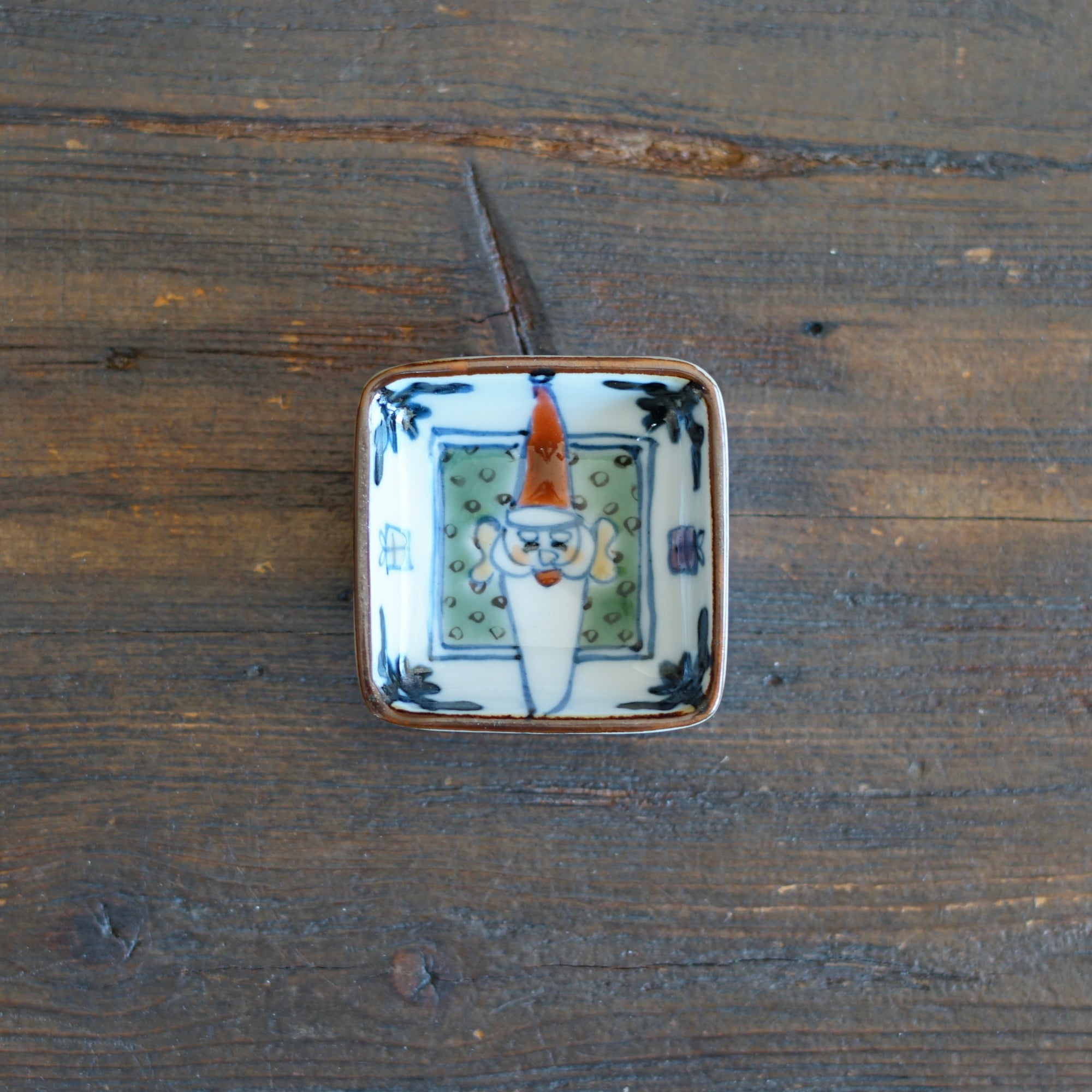 Happy Santa Tiny Plate #KY77N