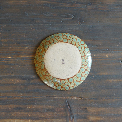 Brown Dots Small Plate #LK834G