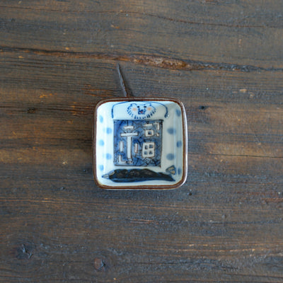 Lucky Polar Bear Tiny Plate #KY77O