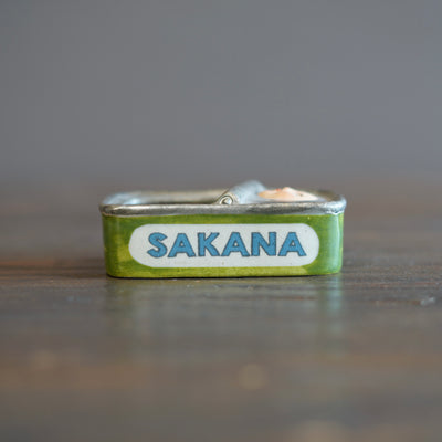 Green Sardine Mascot Tin #OKA8D
