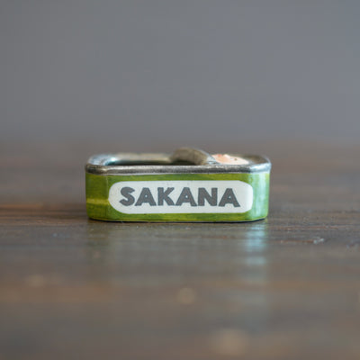 Green Sardine Mascot Tin #OKA8E