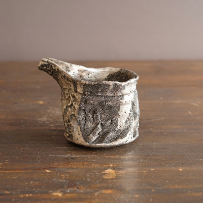 Silver KATAKUCHI Spouted Bowl Sake Server #HT50