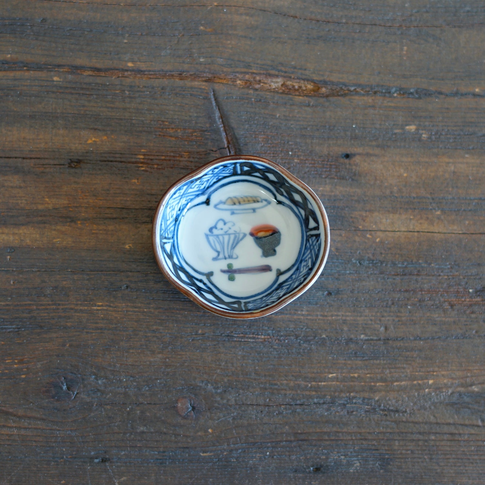 Grateful Breakfast Tiny Plate #KY76i