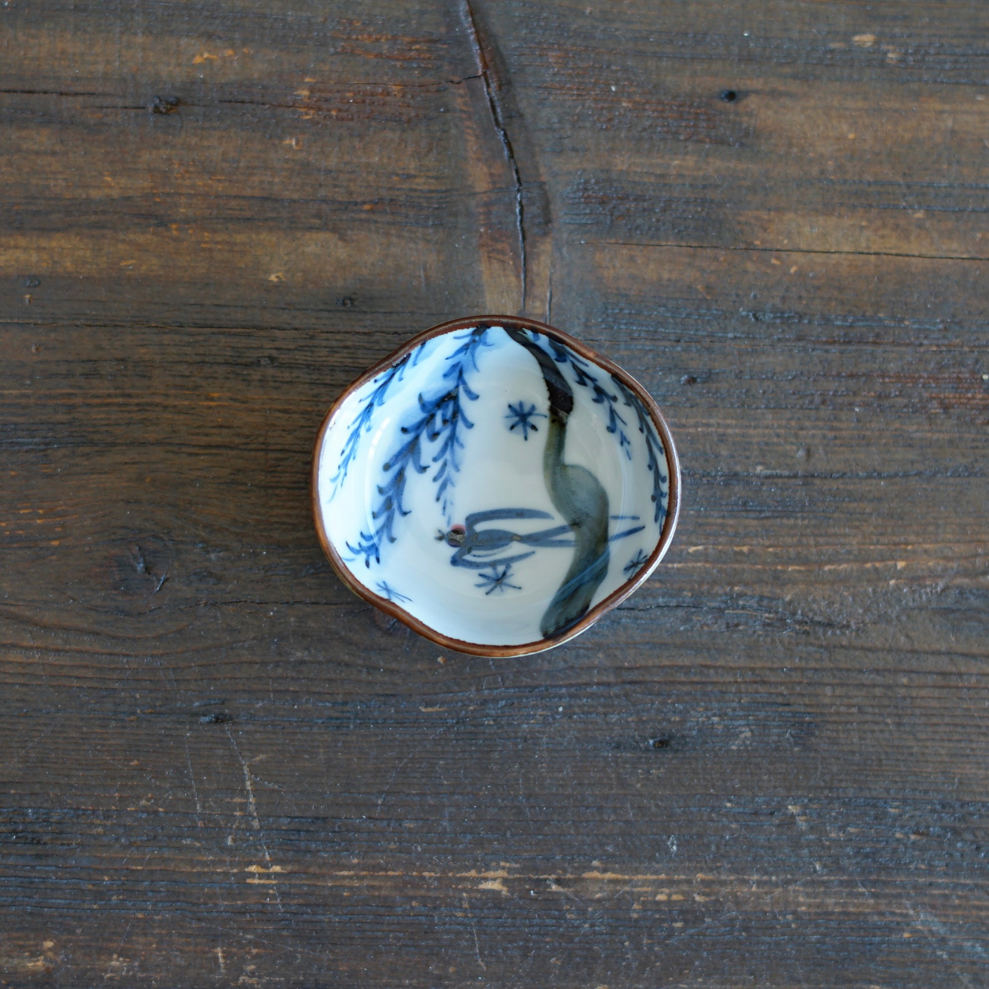 Young Sparrow Tiny Plate #KY76O