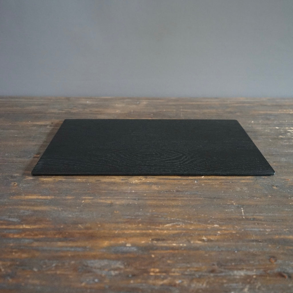 Black Woodgrain Placemat #F50-02