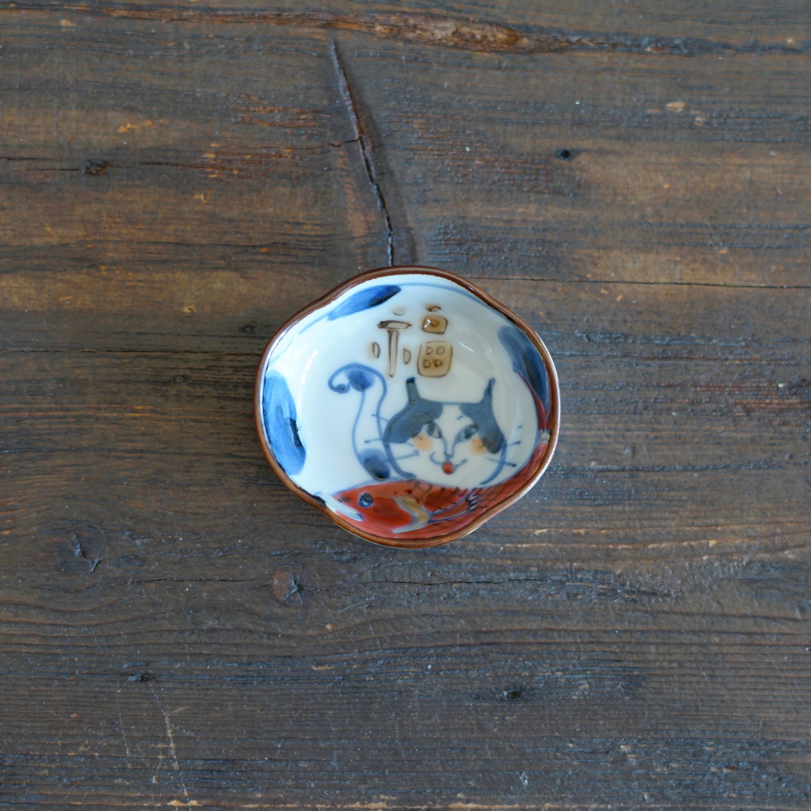 Lucky Cat Tiny Plate #KY76S