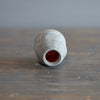 Olive / Red Mini Bottle Vase #JT393A