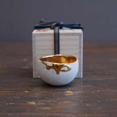 Gilded Round GUINIMI Sake Cup ##HT80