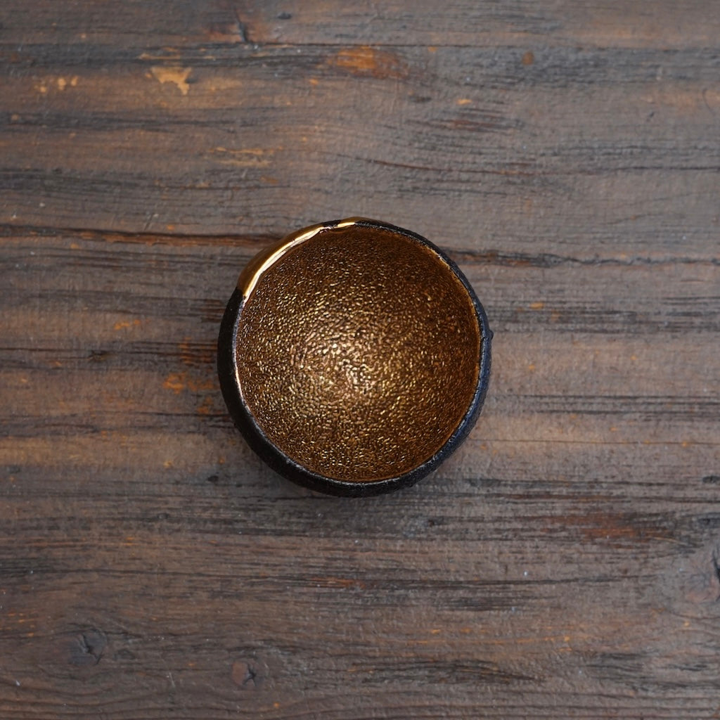 Gilded Round GUINIMI Sake Cup ##HT81